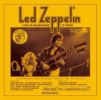 LED ZEPPELIN / MILWAUKEE 1973 ORIGINAL MASTER (2CD)