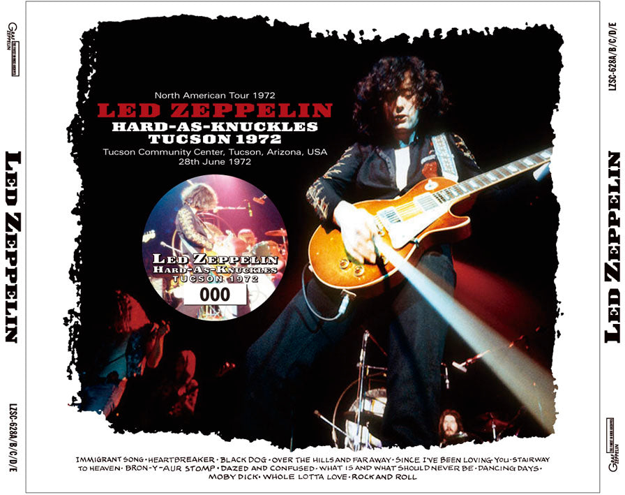 LED ZEPPELIN / HARD-AS-KNUCKLES TUCSON 1972 (3CD+Bonus 2CD)