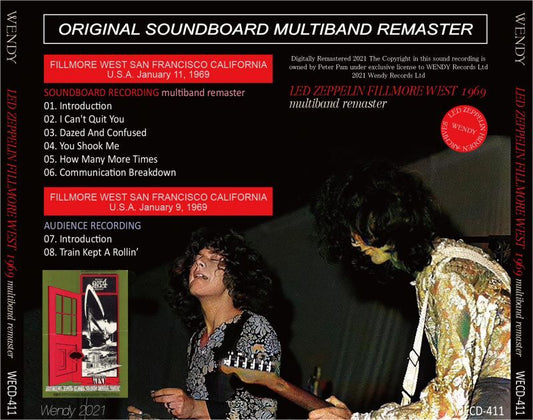 LED ZEPPELIN / FILLMORE WEST 1969 MULTIBAND REMASTER (1CD)