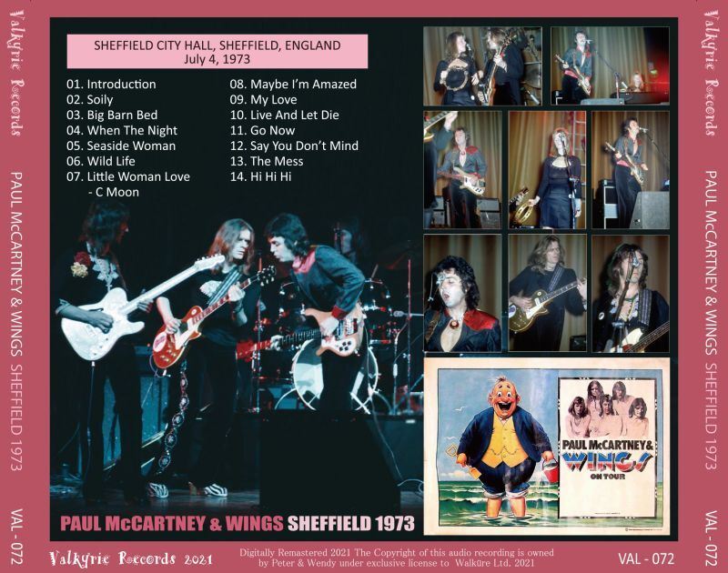 PAUL McCARTNEY & WINGS / SHEFFIELD 1973 (1CD)