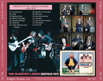 PAUL McCARTNEY & WINGS / SHEFFIELD 1973 (1CD)