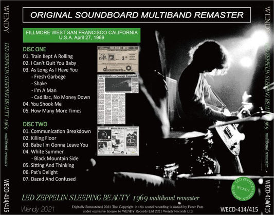 LED ZEPPELIN / 1969 SLEEPING BEAUTY MULTIBAND REMASTER (2CD)