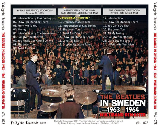 THE BEATLES / IN SWEDEN 1963 - 1964 MULTIBAND REMASTER (1CD)