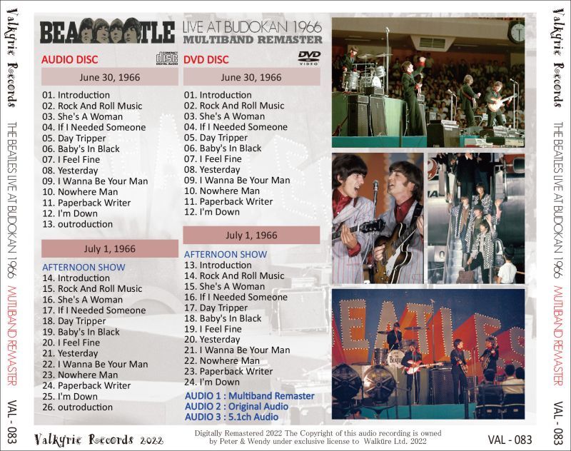 THE BEATLES / 1966 LIVE AT BUDOKAN (1CD+1DVD)