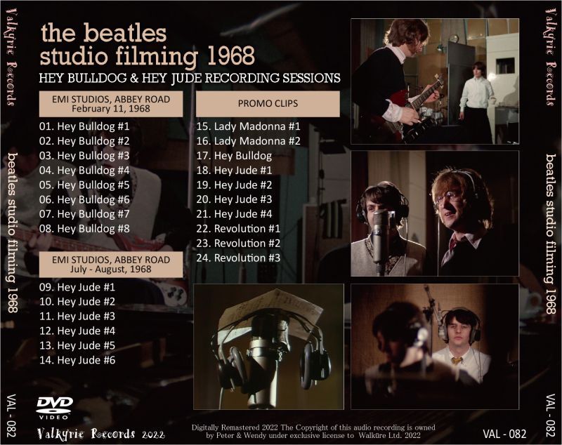 THE BEATLES / STUDIO FILMING 1968 (1DVD)