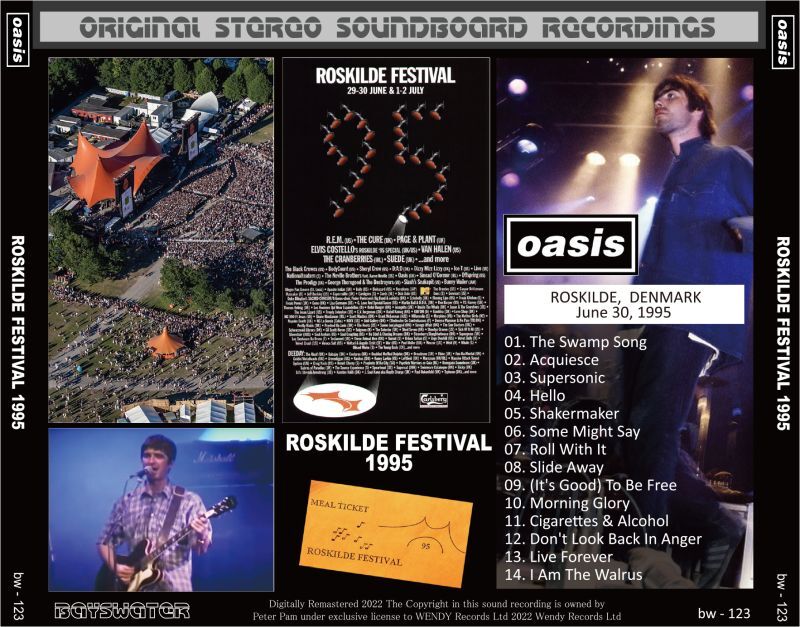 OASIS / 1995 ROSKILDE FESTIVAL (1CD)