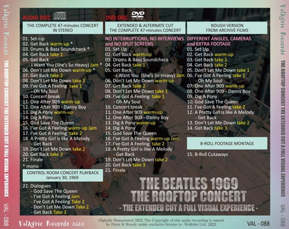 THE BEATLES / THE ROOFTOP CONCERT 1969 THE EXTENDED CUT A FULL VISUAL EXPERIENCE (1CD+1DVD)