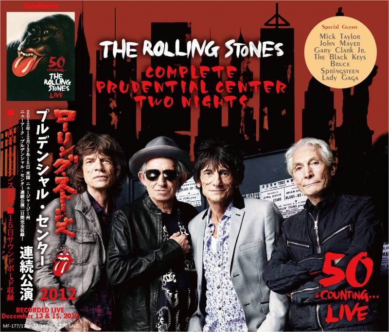 THE ROLLING STONES / 2012 COMPLETE PRUDENTIAL CENTER TWO NIGHTS (4CD)
