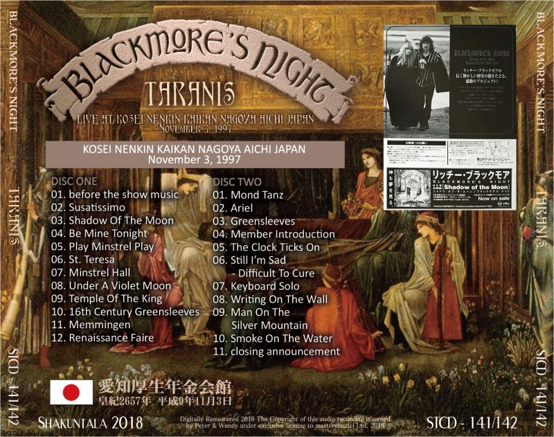 BLACKMORE'S NIGHT / 1997 TARANIS (2CD)