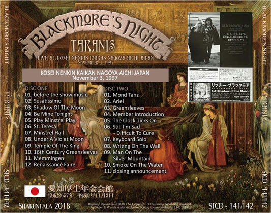 BLACKMORE'S NIGHT / 1997 TARANIS (2CD)