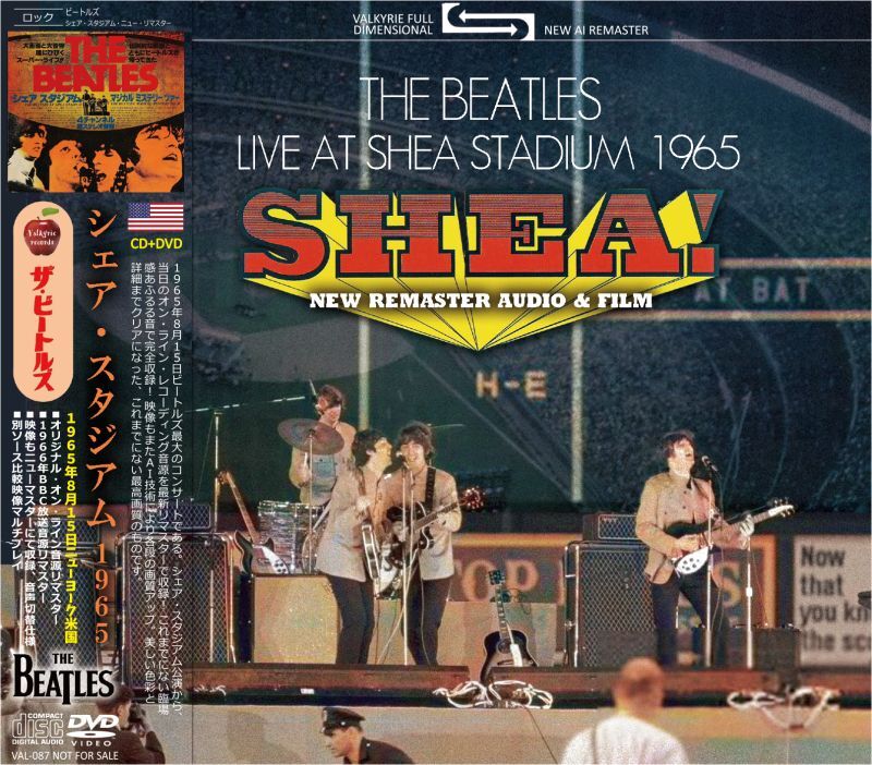 THE BEATLES / 1965 LIVE AT SHEA STADIUM NEW REMASTER AUDIO & FILM (1CD+1DVD)