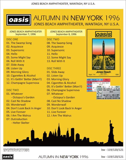 OASIS / 1996 AUTUMN IN NEW YORK (3CD)