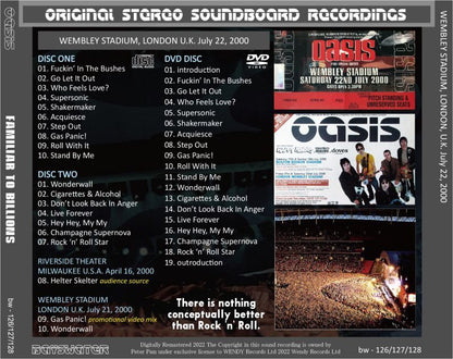 OASIS / 2000 FAMILIAR TO BILLIONS (2CD+DVD)