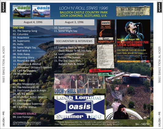 OASIS / LOCH 'N' ROLL STARS 1996 (2CD)