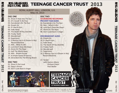 NOEL GALLAGHER / 2013 TEENAGE CANCER TRUST (2CD)