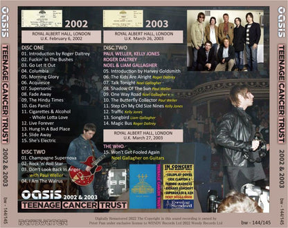 OASIS / TEENAGE CANCER TRUST 2002 (2CD)