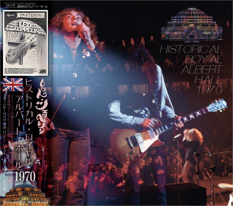LED ZEPPELIN / HISTORICAL ROYAL ALBERT HALL 1970 (2CD)