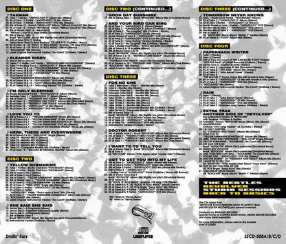 THE BEATLES / REVOLVER STUDIO SESSIONS: BACK TO BASICS (4CD)