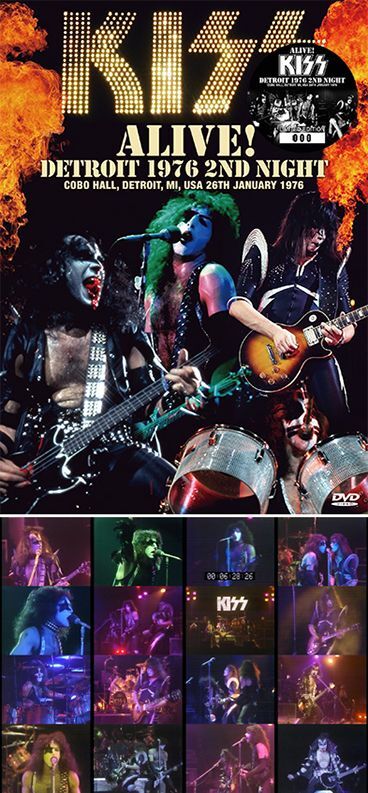 KISS / DETROIT 1976 2ND NIGHT 1DVD PRO-SHOT