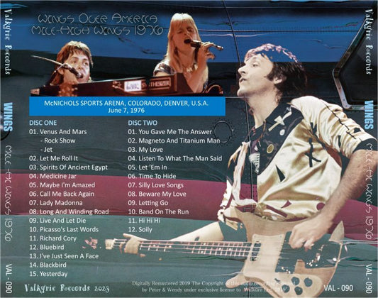 PAUL McCARTNEY / MILE HIGH WINGS 1976 (2CD)