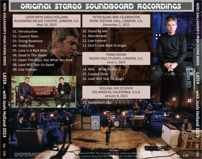 NOEL GALLAGHER / LATER WITH JOOLS HOLLAND 2023 (1CD)