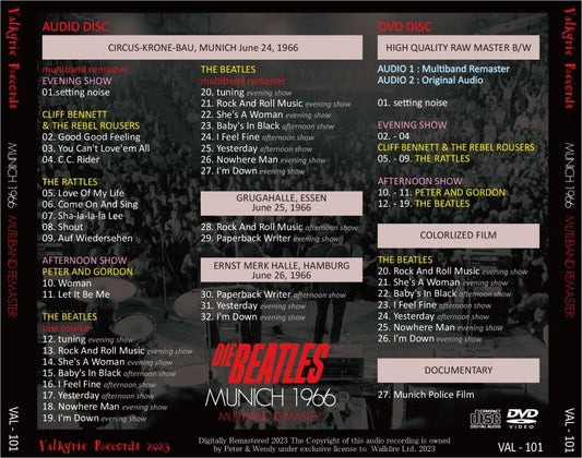 THE BEATLES / MUNICH 1966 MULTIBAND REMASTER (1CD+1DVD)