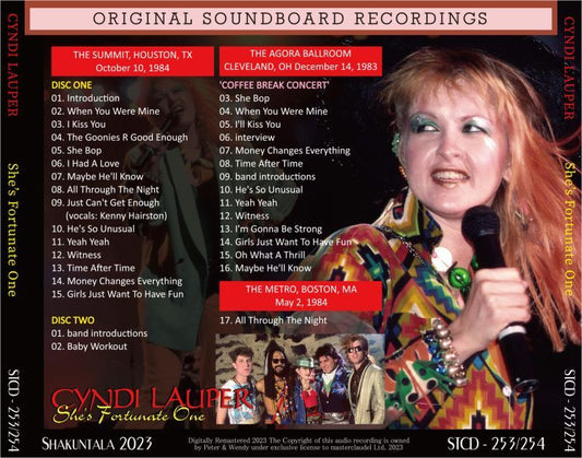 CYNDI LAUPER /  1984 SHE'S FORTUNATE ONE (2CD)