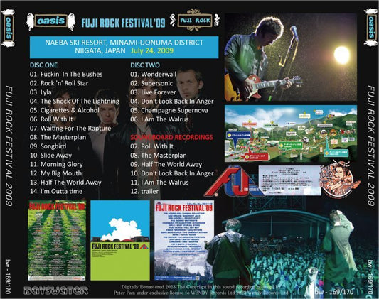 OASIS / 2009 FUJI ROCK FESTIVAL (2CD)