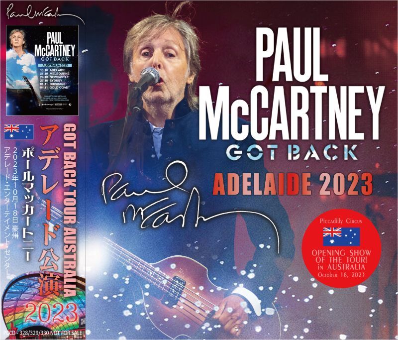 PAUL McCARTNEY / 2023 GOT BACK ADELAIDE (3CD)