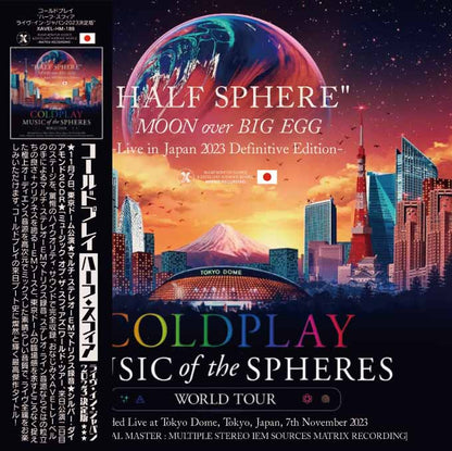 COLDPLAY / MUSIC of the SPHERE MOON OVER BIG EGG LIVE IN JAPAN (2CDR+1BDR)