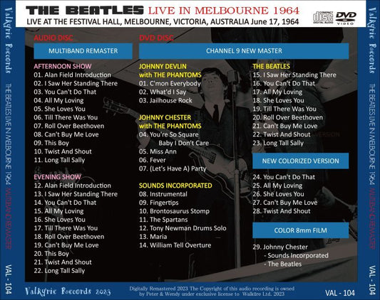 THE BEATLES / 1964 LIVE IN MELBOURNE MULTIBAND REMASTER (1CD+1DVD)