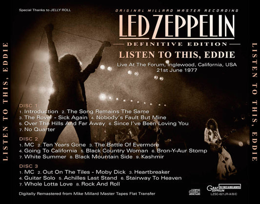 LED ZEPPELIN / LISTEN TO THIS, EDDIE DEFINITIVE EDITION (3CD)