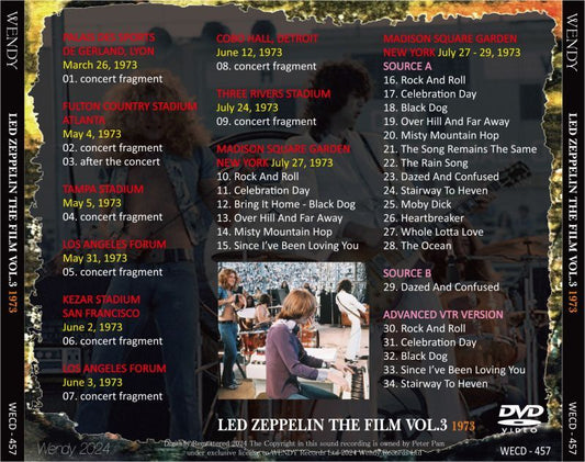 LED ZEPPELIN / THE FILM VOL.3 1973 (1DVD)