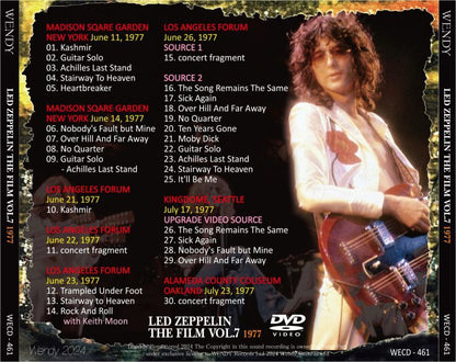 LED ZEPPELIN / THE FILM VOL.7 1977 (1DVD)