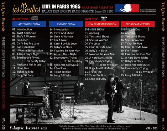 THE BEATLES / 1965 LIVE IN PARIS MULTIBAND REMASTER (1CD+1DVD)