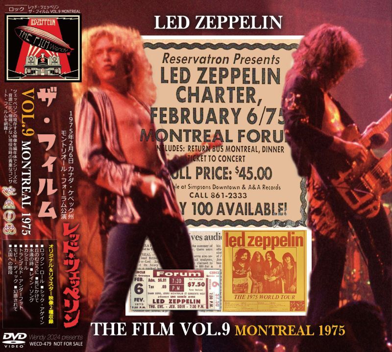 LED ZEPPELIN / THE FILM VOL.9 MONTREAL 1975 (1DVD)