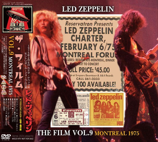 LED ZEPPELIN / THE FILM VOL.9 MONTREAL 1975 (1DVD)