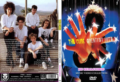 THE CURE / HD Remastered music video collection (1DVDR)