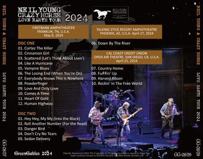 NEIL YOUNG / TOUR LOVE EARTH 2024 (2CD)