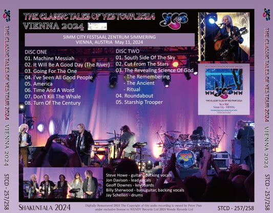 YES / CLASSIC TALES OF YES TOUR 2024 VIENA (2 CD)