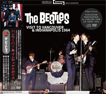THE BEATLES / 1964 VISIT TO VANCOUVER & INDIANAPOLIS (1CD+1DVD)