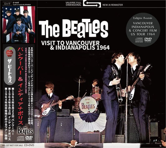 THE BEATLES / 1964 VISIT TO VANCOUVER & INDIANAPOLIS (1CD+1DVD)