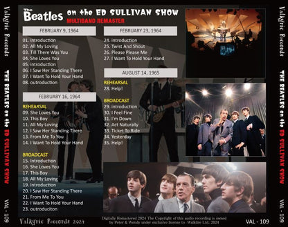 THE BEATLES / ON THE ED SULLIVAN SHOW MULTIBAND REMASTER (1CD)