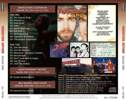 OASIS / ACCIÓN EJECUTIVA 1996 (2 CD)
