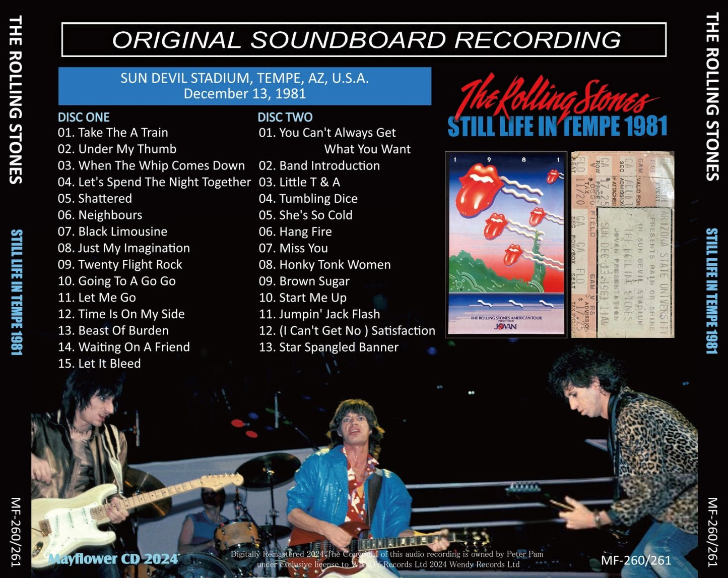 THE ROLLING STONES / 1981 STILL LIFE IN TEMPE (2CD)
