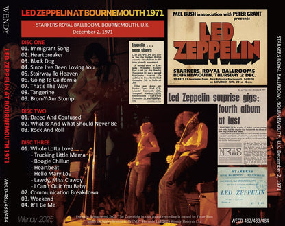 LED ZEPPELIN / AT BOURNEMOUTH 1971 (3CD)