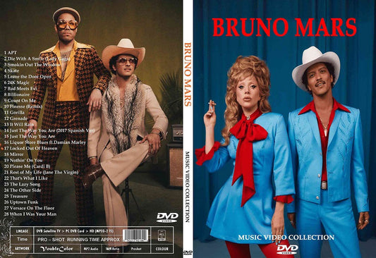 Bruno Mars / Lady Gaga / Music Video Collection (1DVDR)