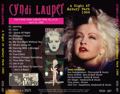 CYNDI LAUPER / 1989 A NIGHT AT ASBURY PARK (1CD)