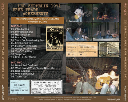 LED ZEPPELIN / 1971 FREE TRADE AGREEMENTS (2CD)
