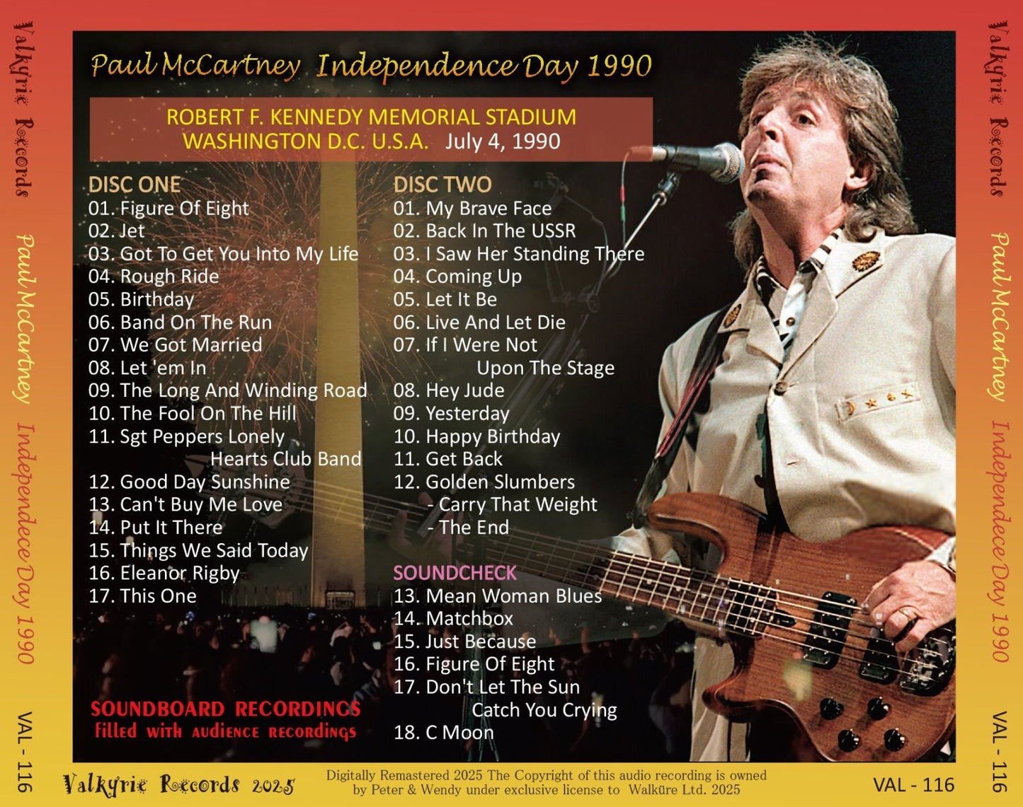 PAUL McCARTNEY / 1990 INDEPENDENCE DAY (2CD)
